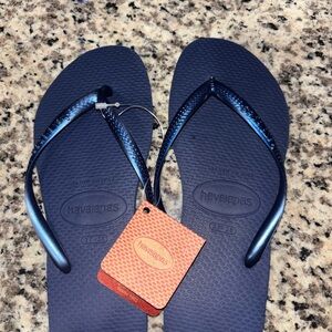 Havaianas Blue Flip Flops